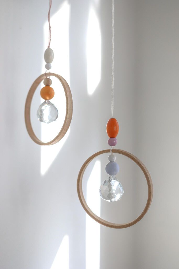 Sincatcher Sonnenfänger im Holzring diy mrsgreenhouse