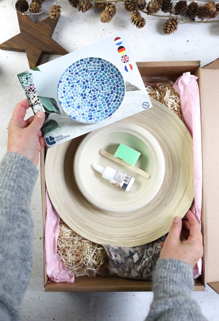 DIY Set für eine Mosaikschale