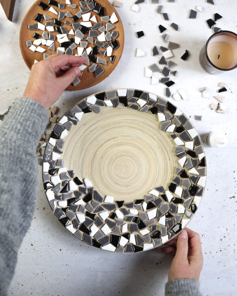 DIY Mosaikschale selber machen