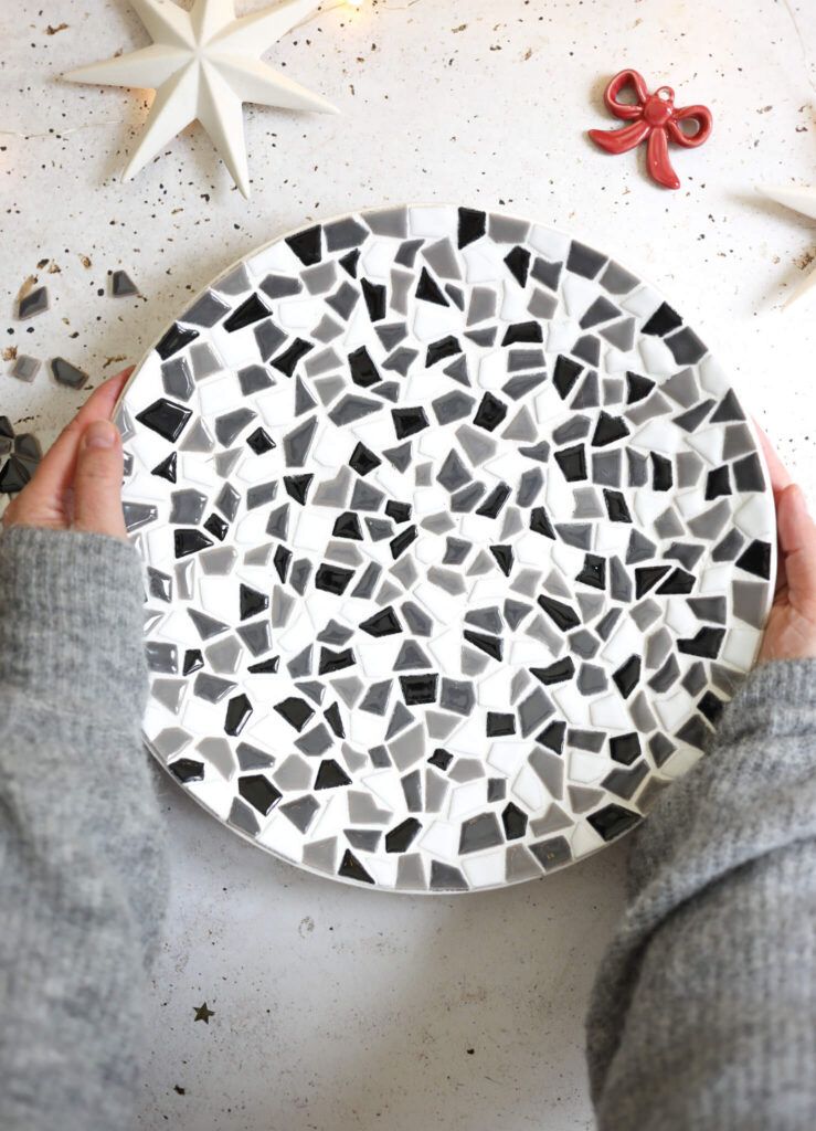 fertige Mosaikschale aus DIY Set